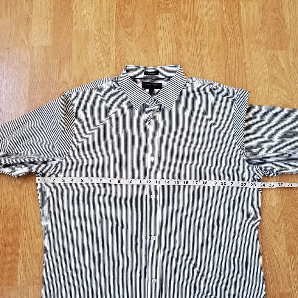 Banana Republic Slim-fit Non Iron Dress Shirt sz Xl